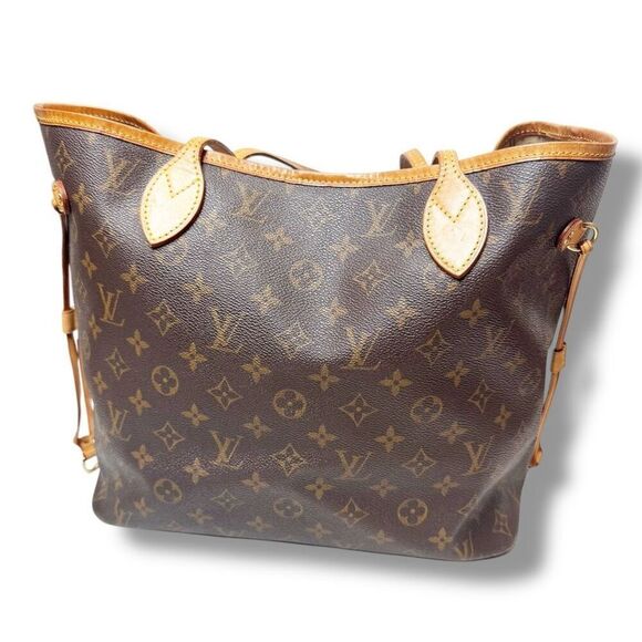 Louis Vuitton Pre-Owned 2017 Monogram Neverfull MM Tote Bag Classic Tan Lining - Picture 5 of 16